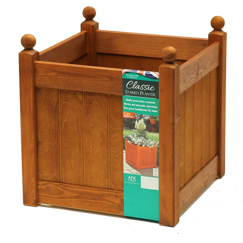 View AFK Extra Large Classic Planter Beech Stain information