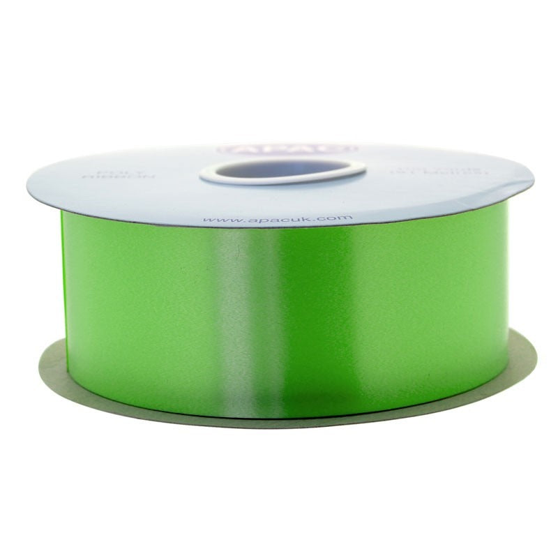 View Lime Green Poly Ribbon 2inch information