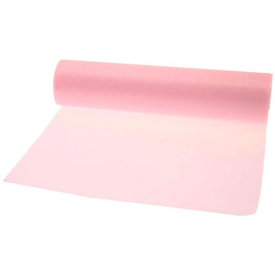 View Baby Pink Soft Organza Roll 29cm information