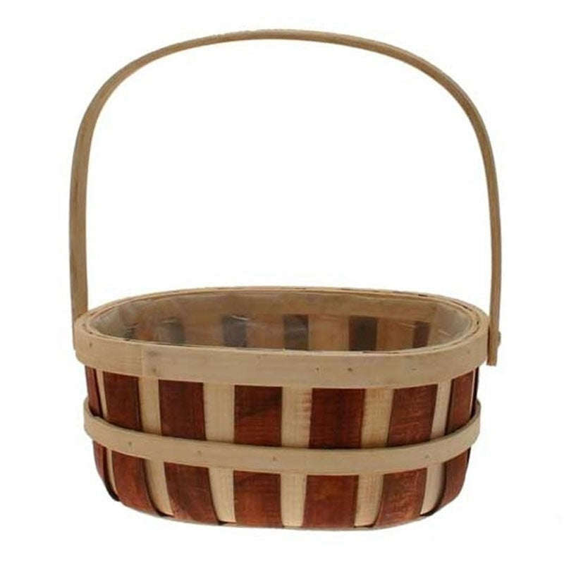 View Oval Two Tone Trug Basket 30cm information