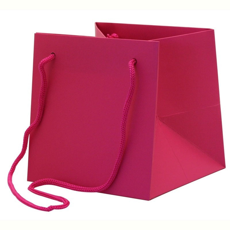 View Small Cerise Hand Tie Bag information
