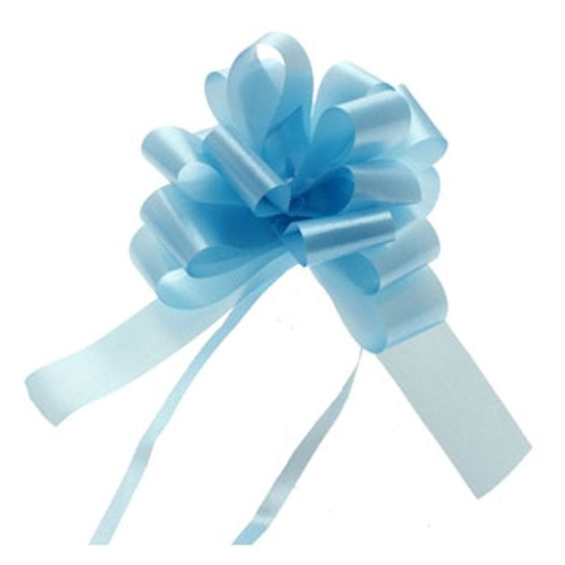 View Light Blue Single Pull Bow 31mm information