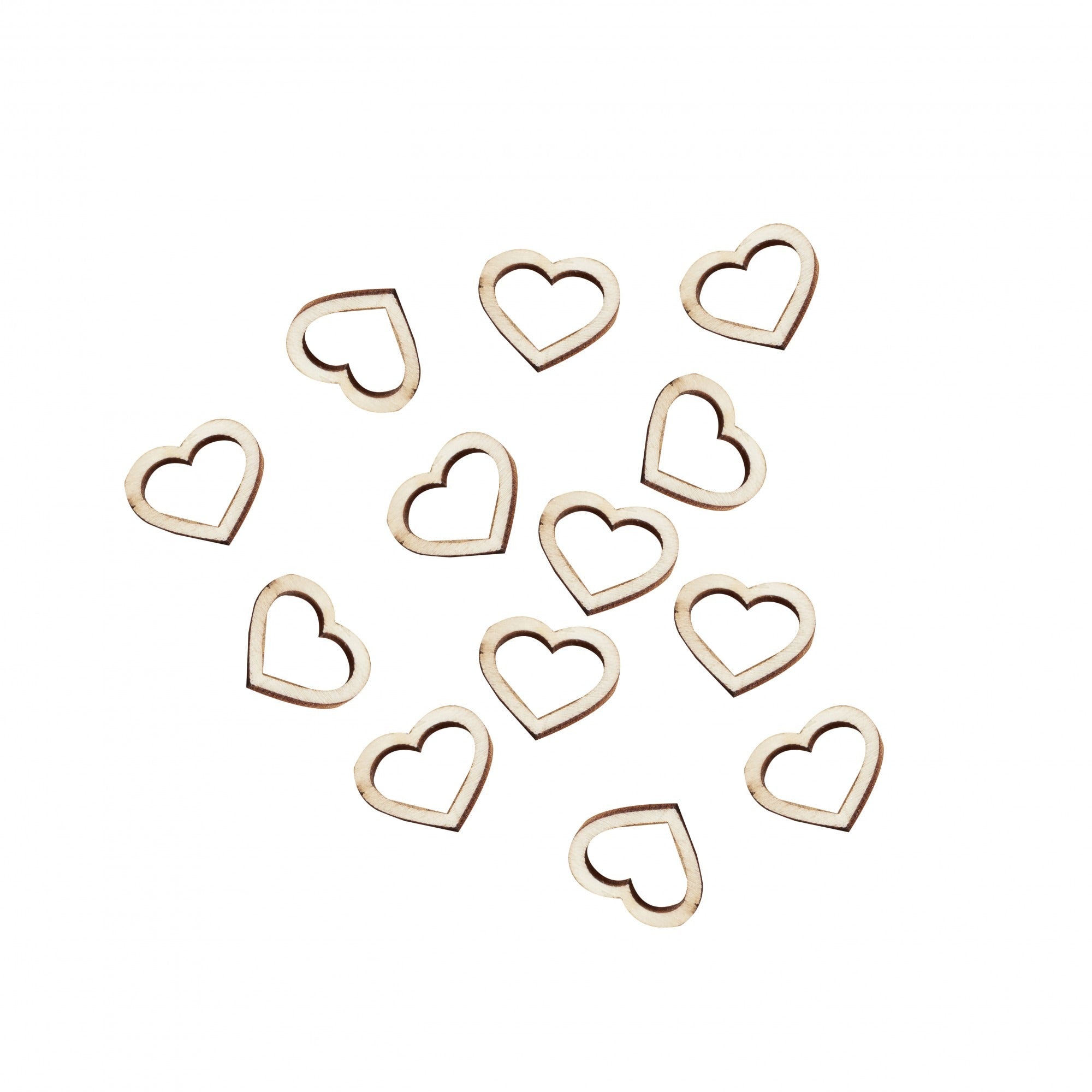 View Wooden Heart Table Confetti information