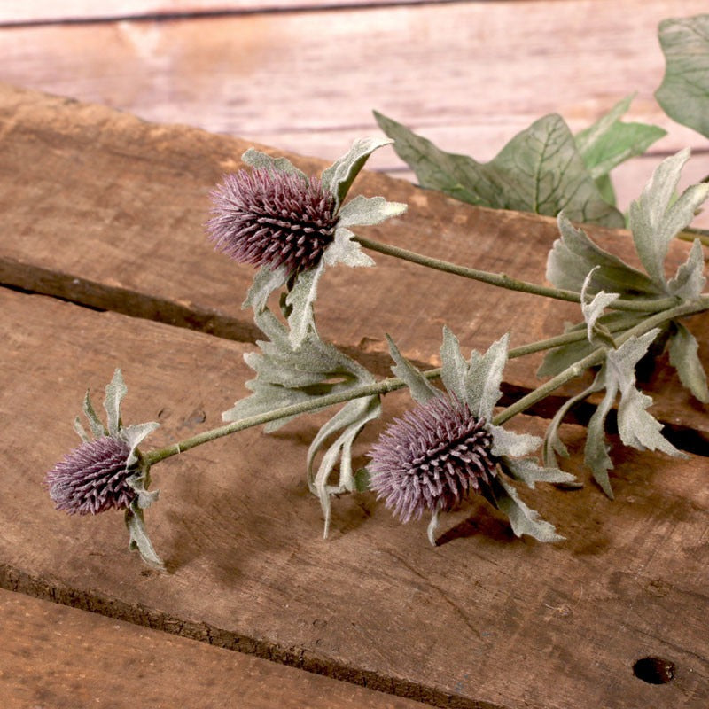 View Thistle Spray Purple 44cm information