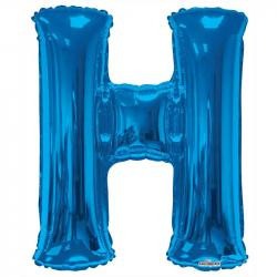 View 34 inch Letter Balloon H Blue information