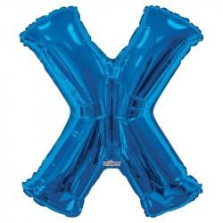 View 34 inch Letter Balloon X Blue information