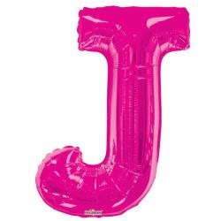 View 34 inch Letter Balloon J Pink information