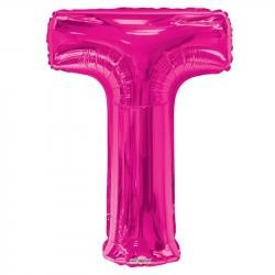 View 34 inch Letter Balloon T Pink information