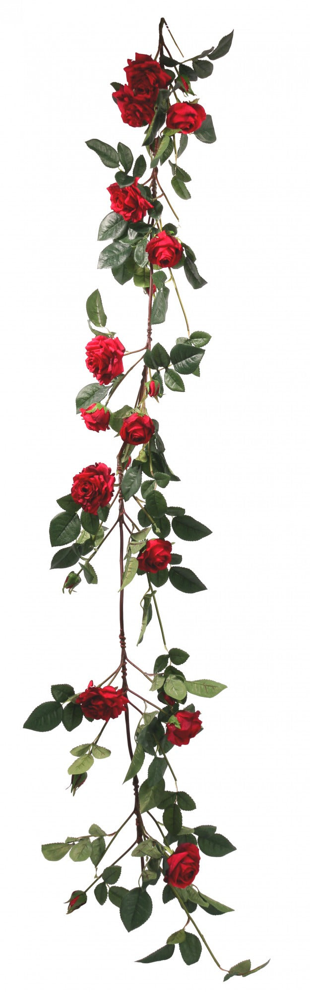 View Luxury Red Rose Garland 18m information