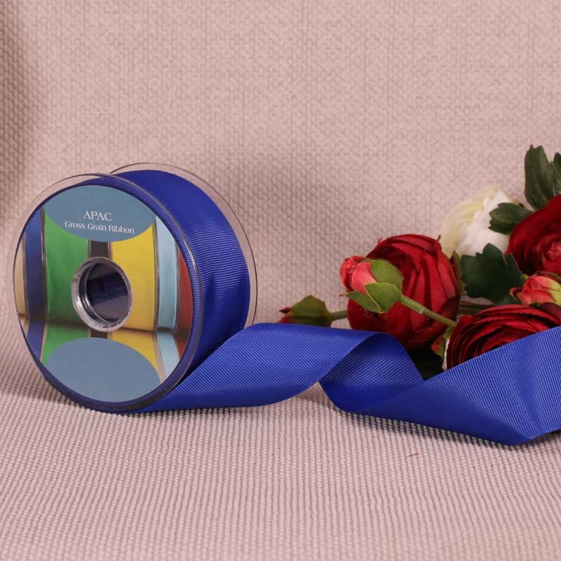 View Royal Blue Grosgrain Ribbon 38mm x 20m information