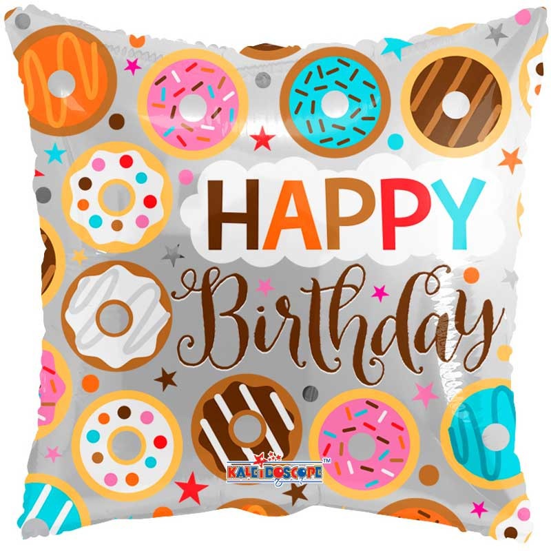 View Happy Birthday Doughnut Balloon information