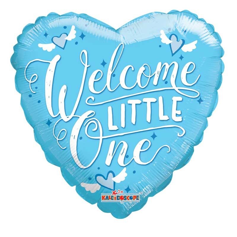 View Blue Welcome Little One Balloon information