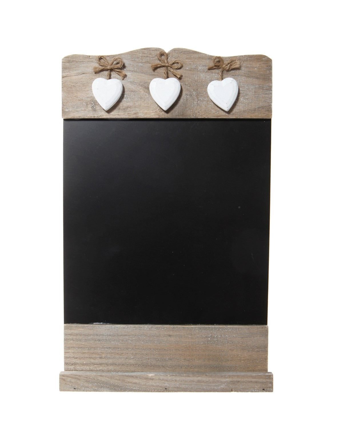 View Black Chalkboard W Wooden Hearts information