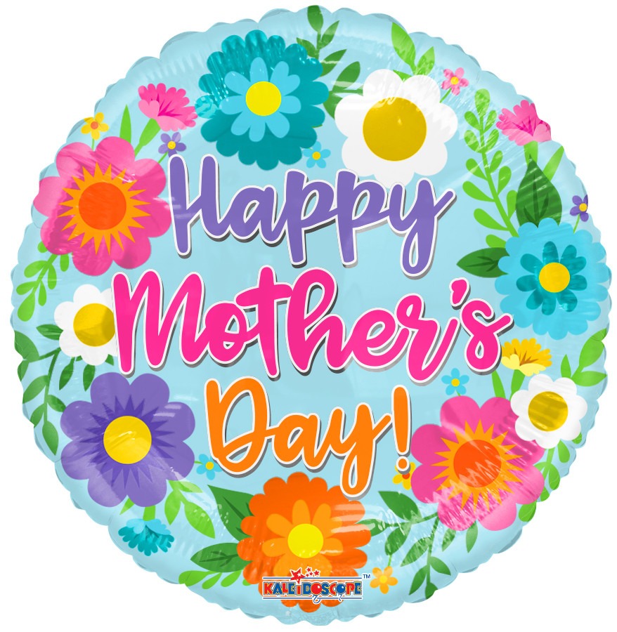 View Colourful Flowers Mothers day Balloon information