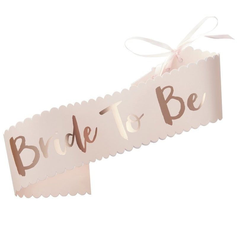 View Team Bride Bride To Be Sash information