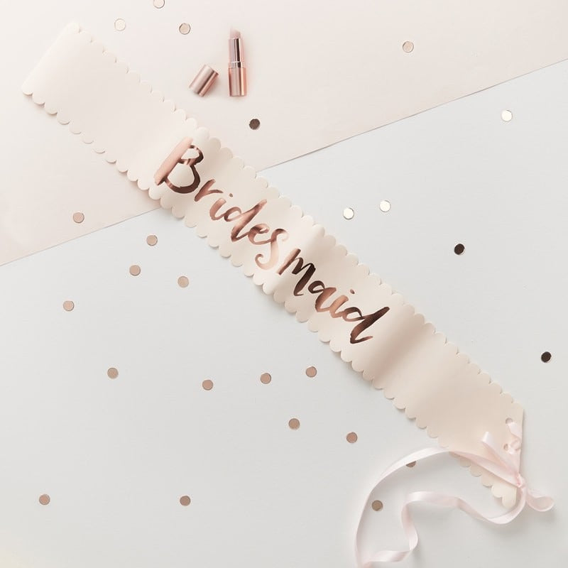 View Team Bride Bridesmaid Sashes 2 Pack information