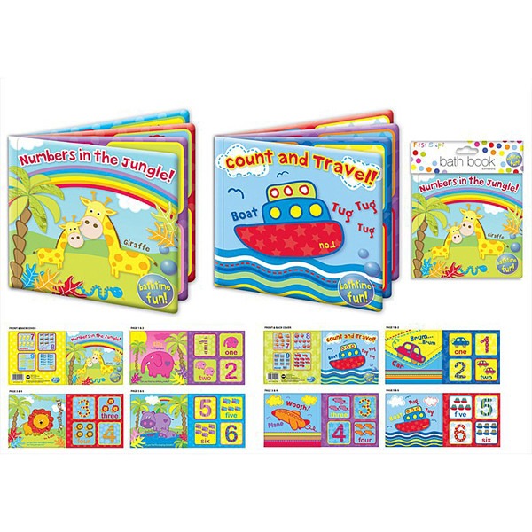 View Baby Bath Book Learning Fun Assorted information