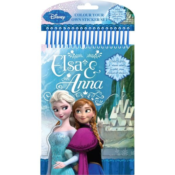 View Pack of 1000 Disneys Frozen Colour Your Own Sticker Set Great Value information