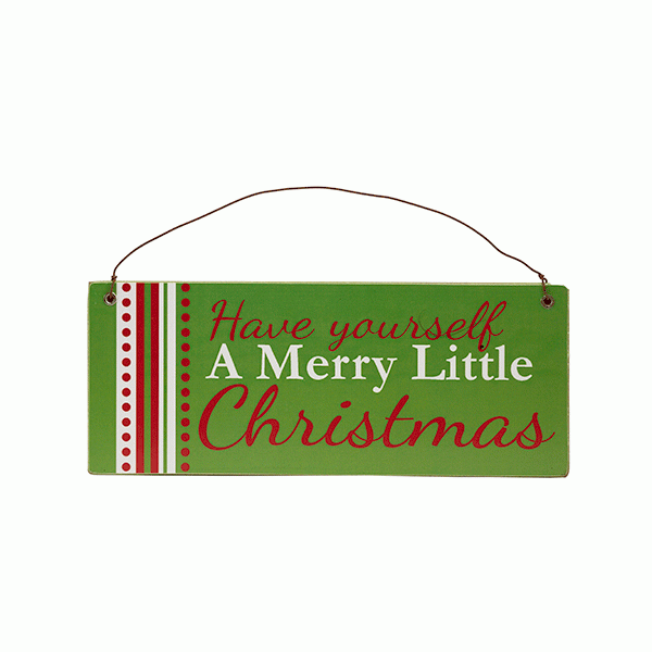 View Christmas Wall Plaque Merry Little Christmas information