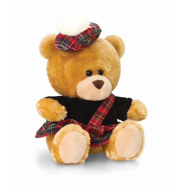 View 14cm Pipp Scottish Piper Bear Soft Plush By Keel Toys Souvenir information