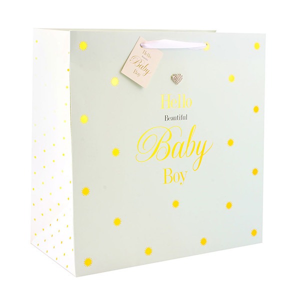 View Baby Boy Dots Gift Bag Large information