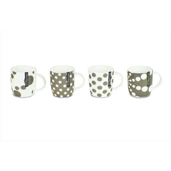 View Mug 12oz New Bone China Polka Design information