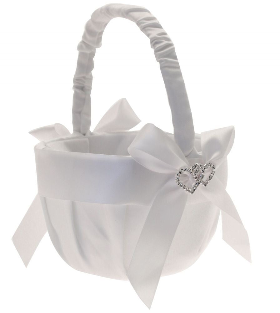 View Diamante Heart Flower Basket information