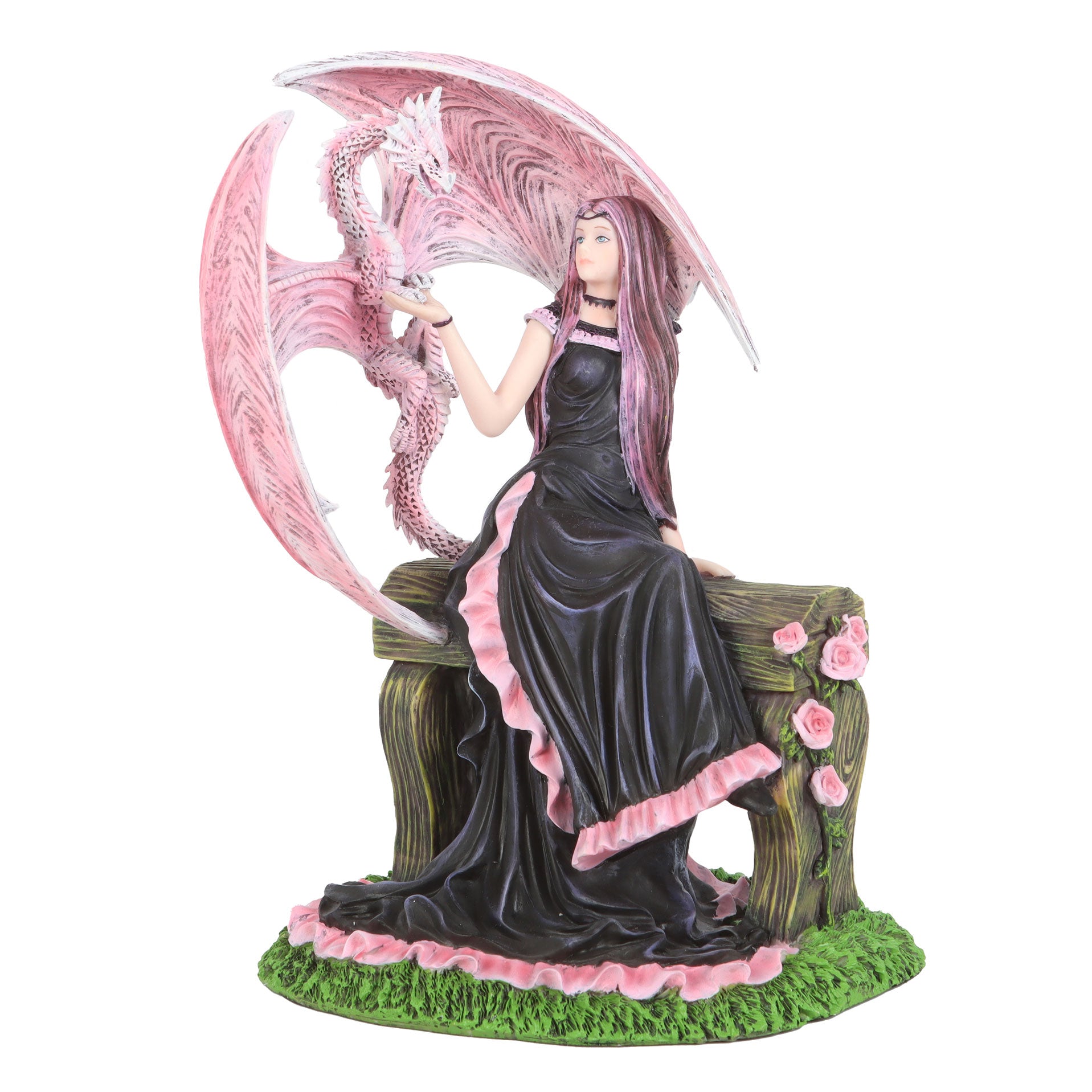 View Elegant Dragon Figurine by Anne Stokes information