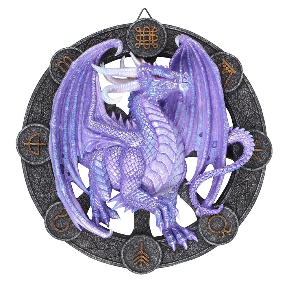 View Samhain Dragon Resin Wall Plaque by Anne Stokes information