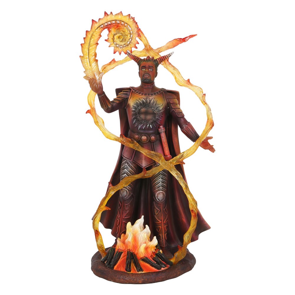 View Fire Elemental Wizard Figurine by Anne Stokes information