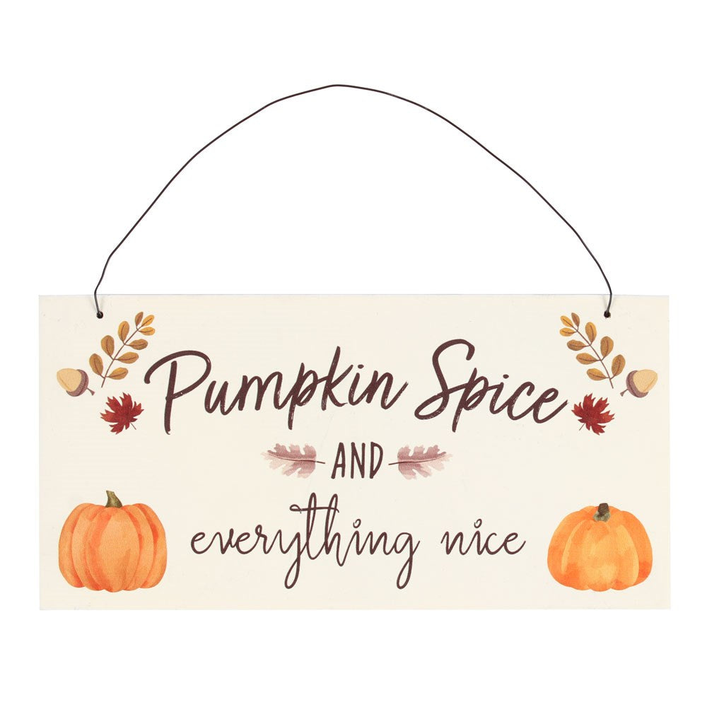 View 20cm Pumpkin Spice Hanging Sign information