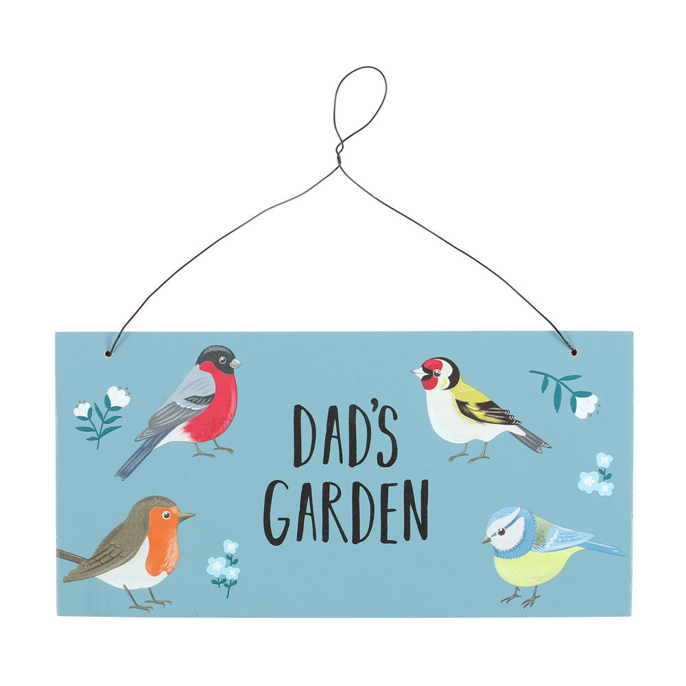 View Dads Garden British Garden Birds Sign information