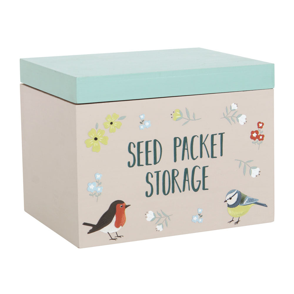 View British Garden Birds Seed Packet Storage Box information