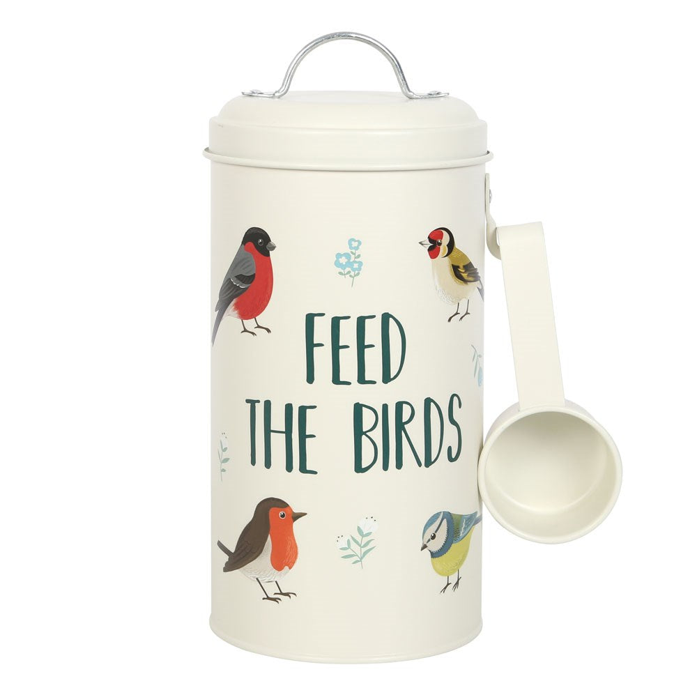 View Feed the Birds Bird Seed Tin and Scoop information