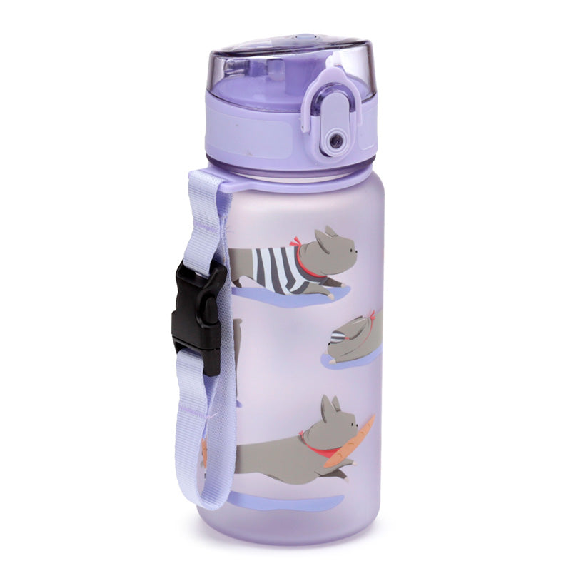 View 350ml Shatterproof Pop Top Childrens Water Bottle Bertrand the French Bulldog information