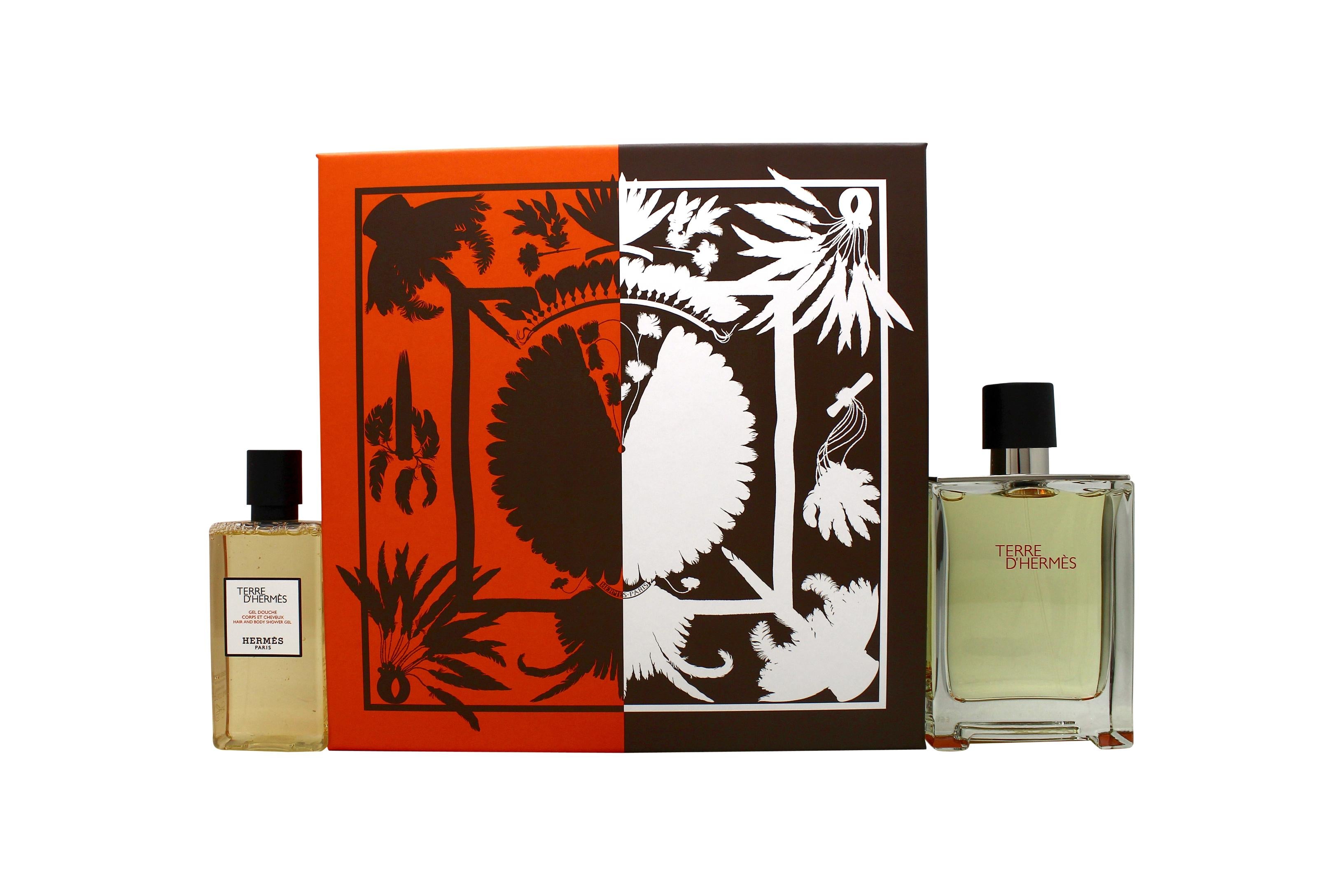 View Hermès Terre dHermès Gift Set 100ml EDT 80ml Shower Gel information