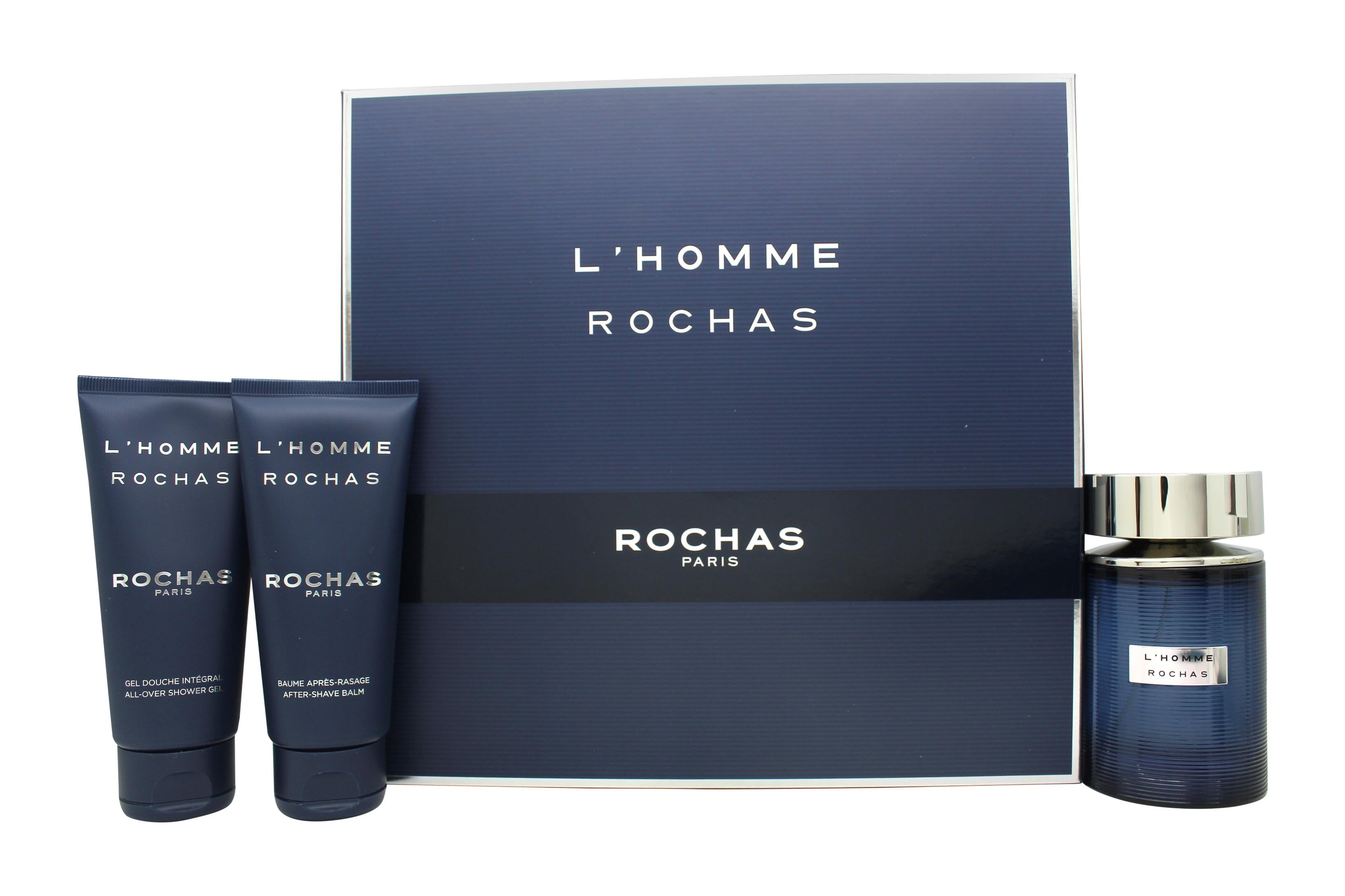 View Rochas LHomme Rochas Gift Set 100ml EDT 100ml Shower Gel 100ml Body Lotion information