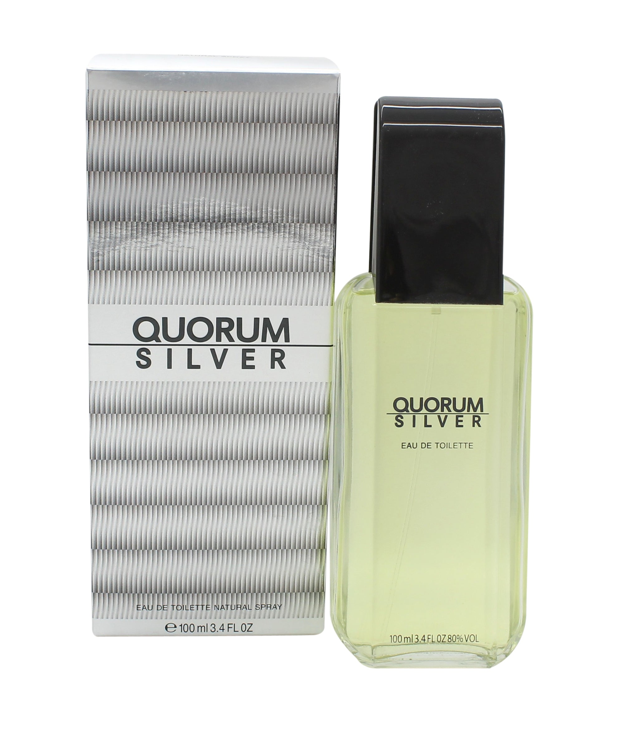 View Antonio Puig Quorum Silver Eau de Toilette 100ml Spray information