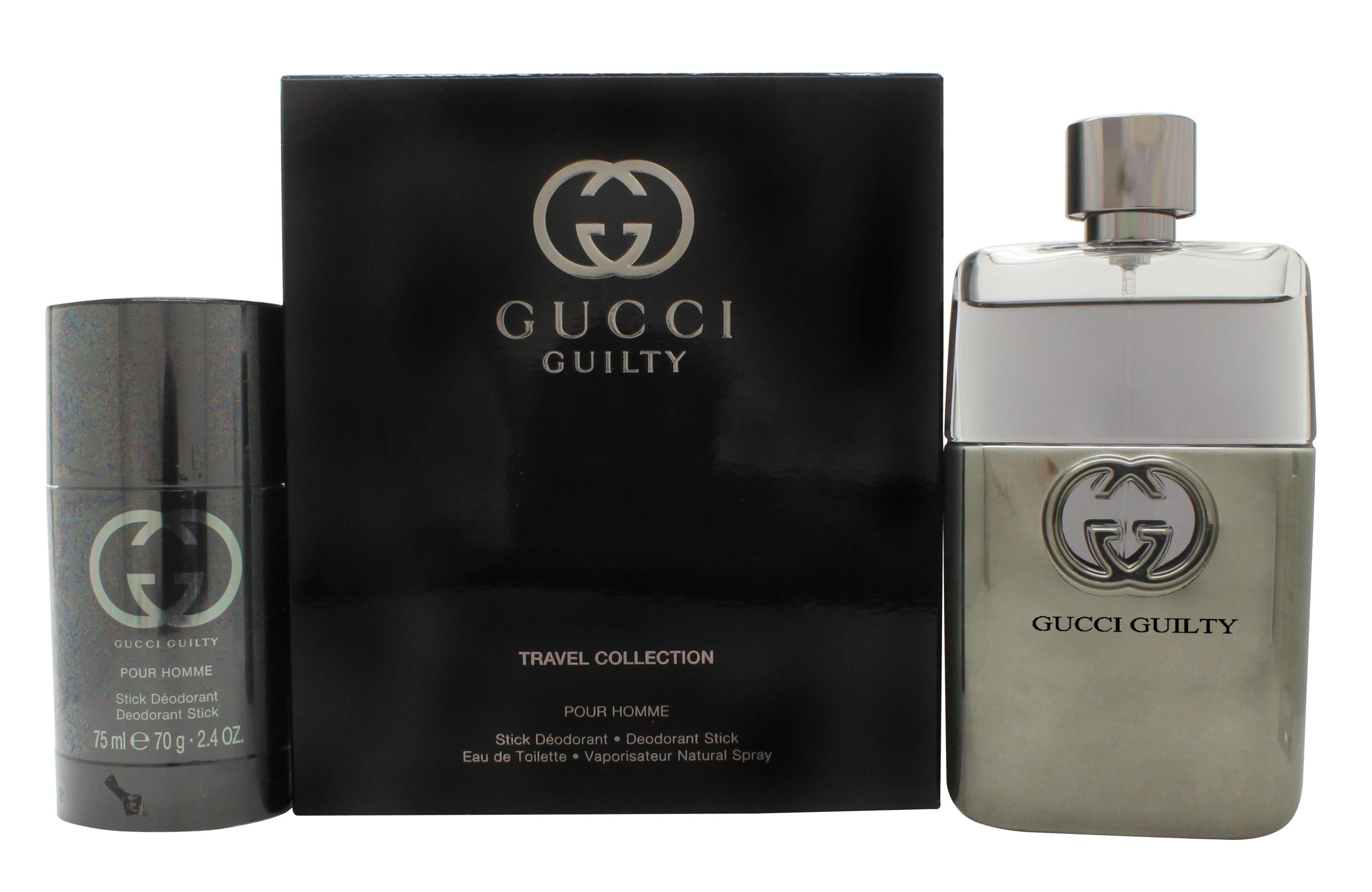View Gucci Guilty Pour Homme Gift Set 90ml EDT 75ml Deodorant Stick information