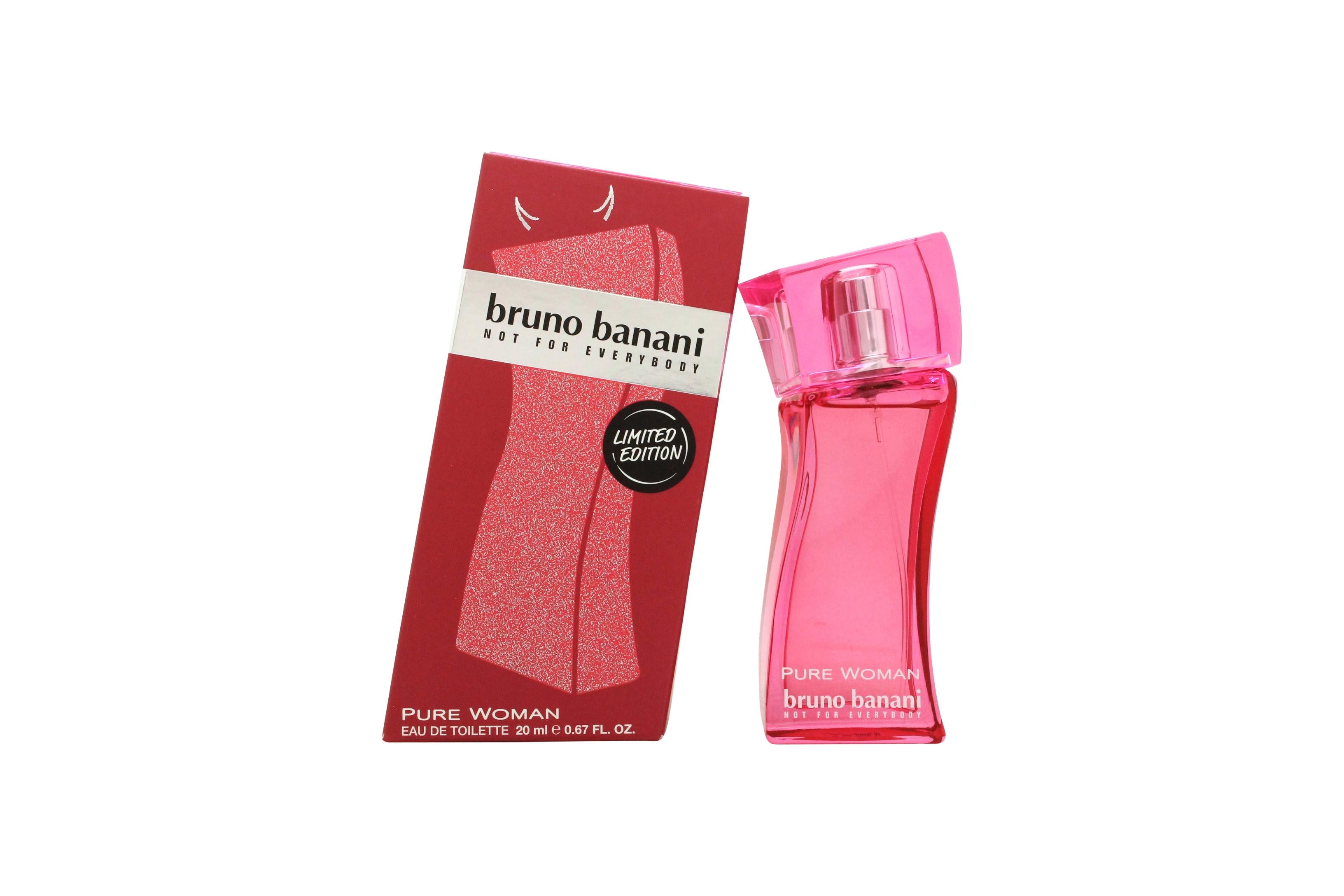 View Bruno Banani Pure Woman Eau de Toilette 20ml Spray Limited Edition information