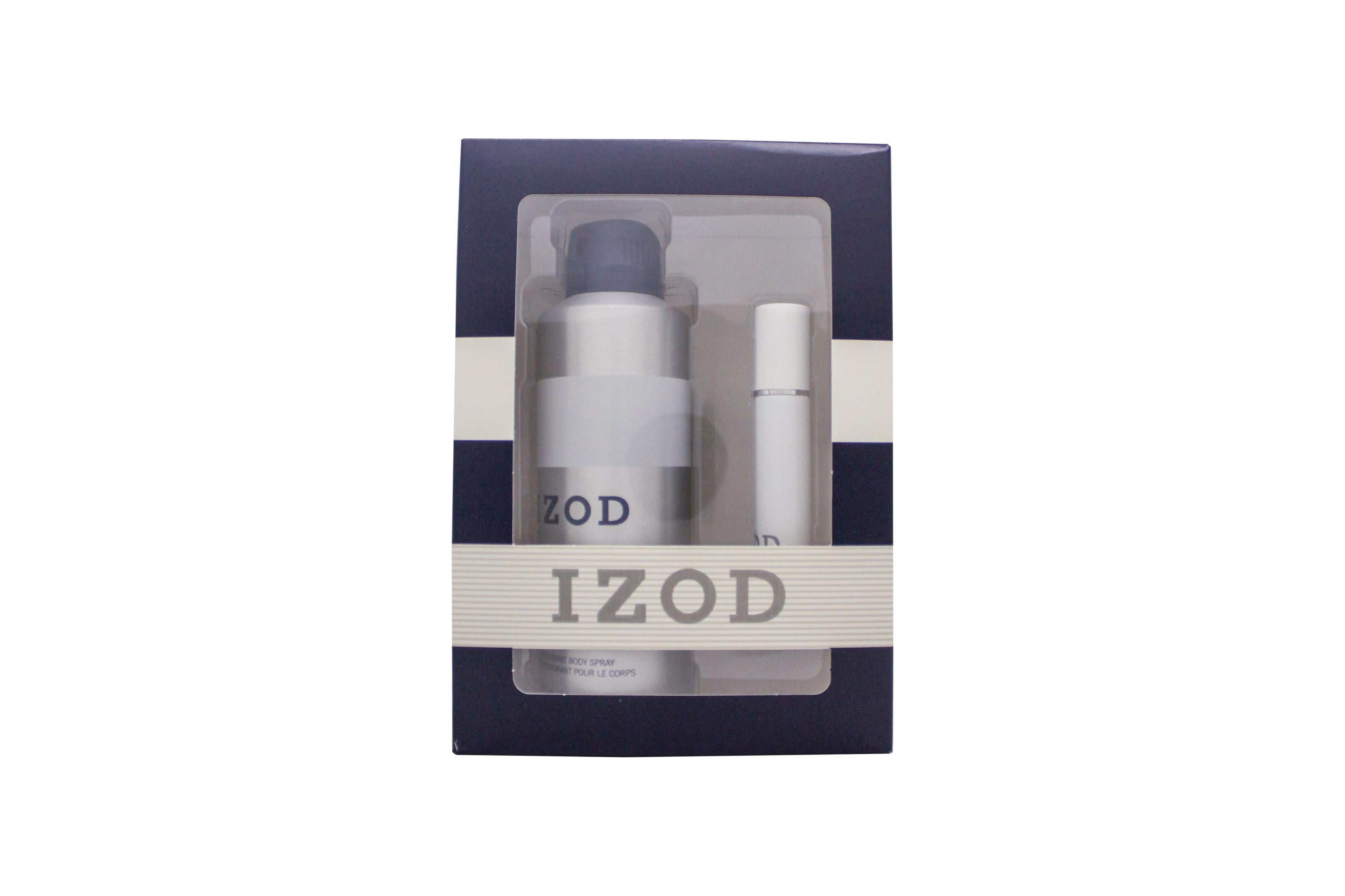 View Izod White Gift Set 15ml EDT 200ml Body Spray information