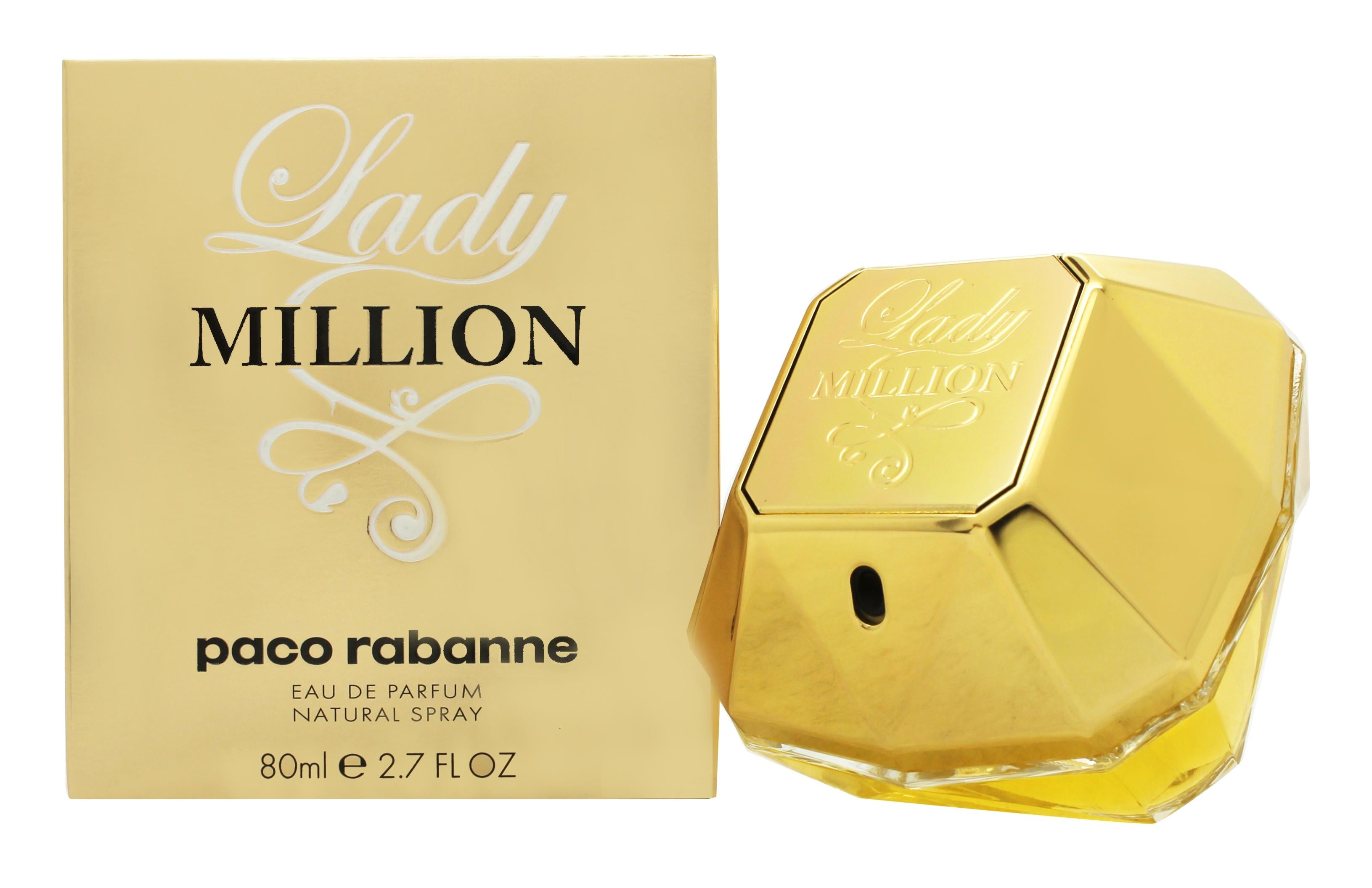 View Paco Rabanne Lady Million Eau de Parfum 80ml Spray information