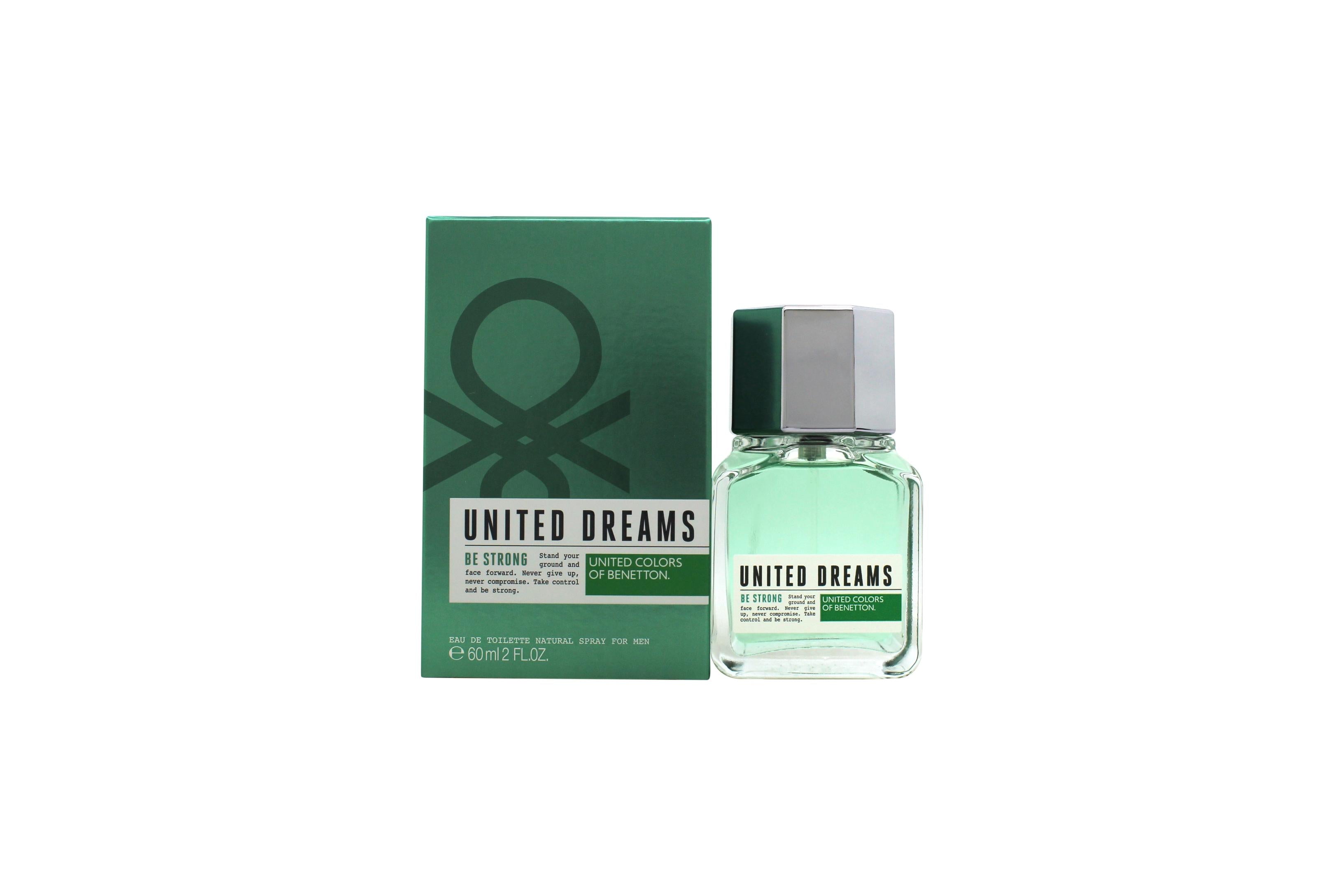 View Benetton United Dreams Men Be Strong Eau de Toilette 60ml Spray information