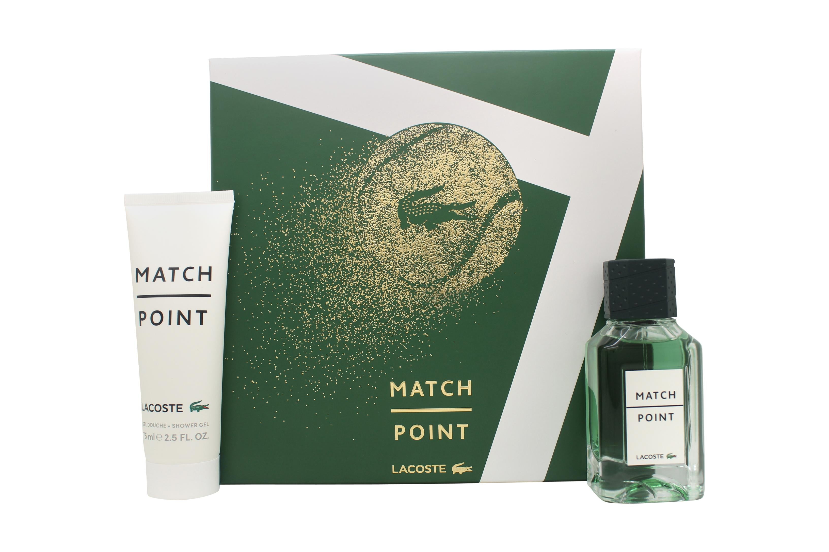 View Lacoste Match Point Presentset 50ml EDT 75ml Duschgel information