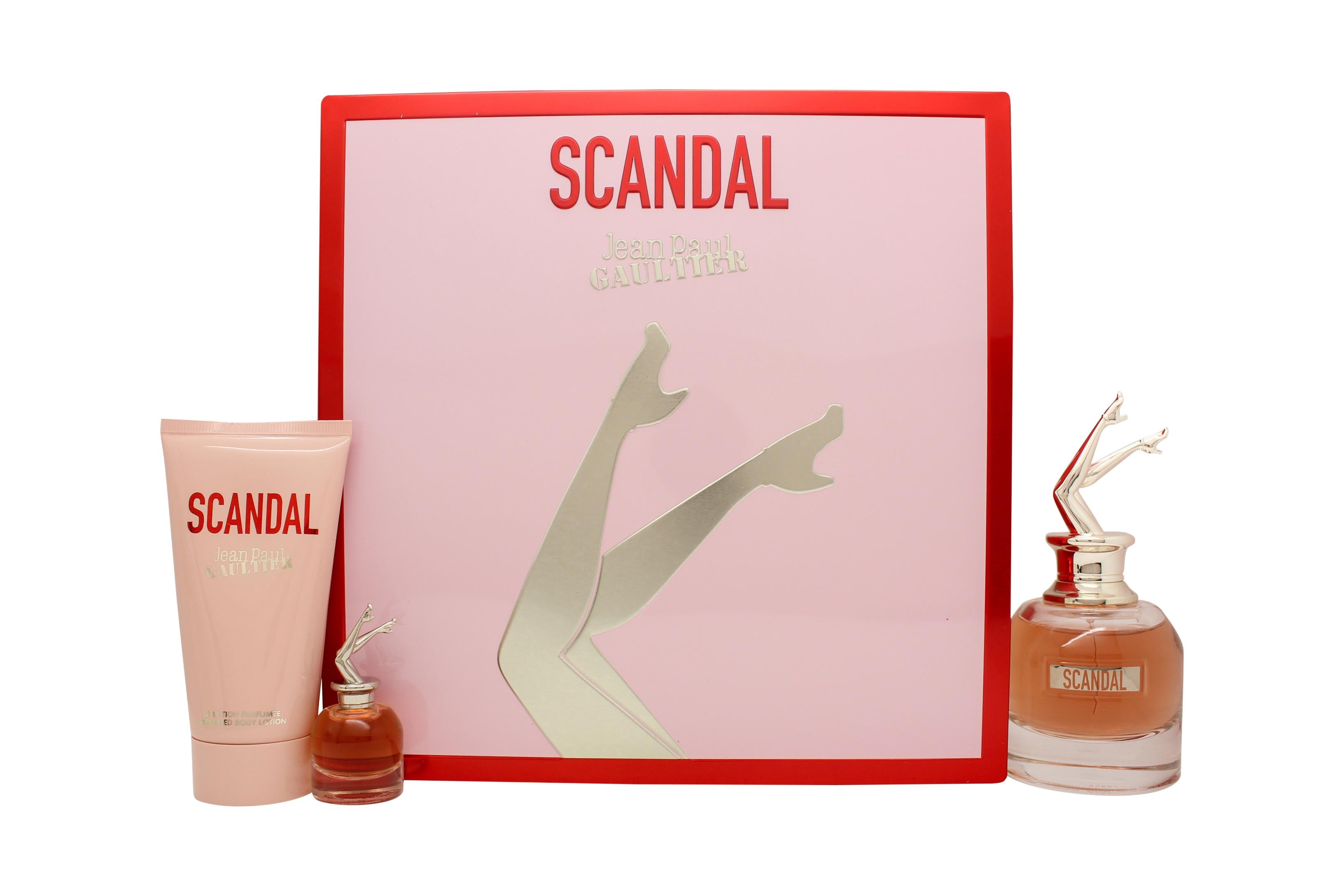 View Jean Paul Gaultier Scandal Gift Set 50ml EDP 75ml Body Lotion 6ml EDP information