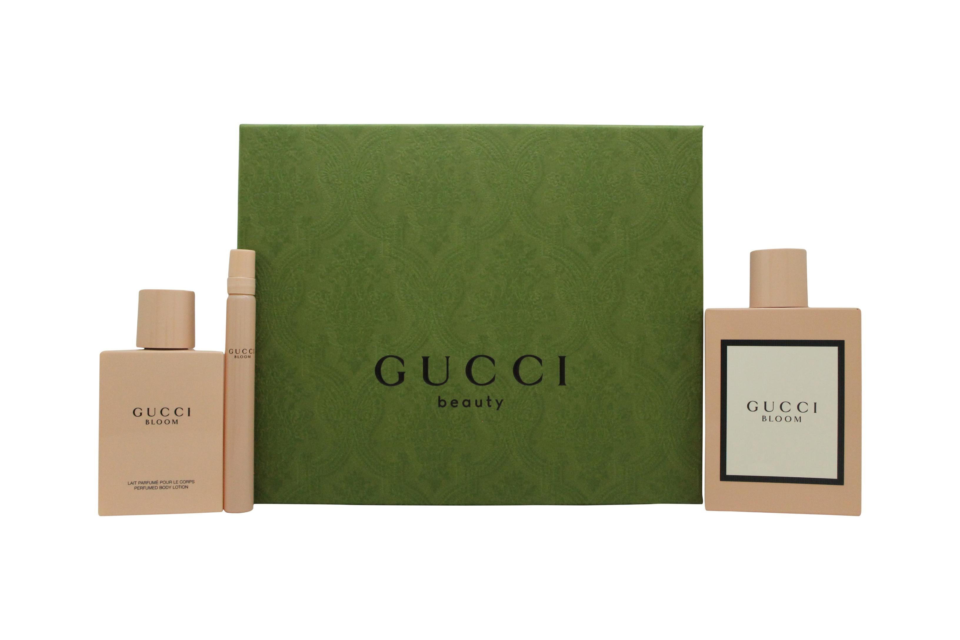 View Gucci Bloom Gift Set 100ml EDP 100ml Body Lotion 10ml EDP information