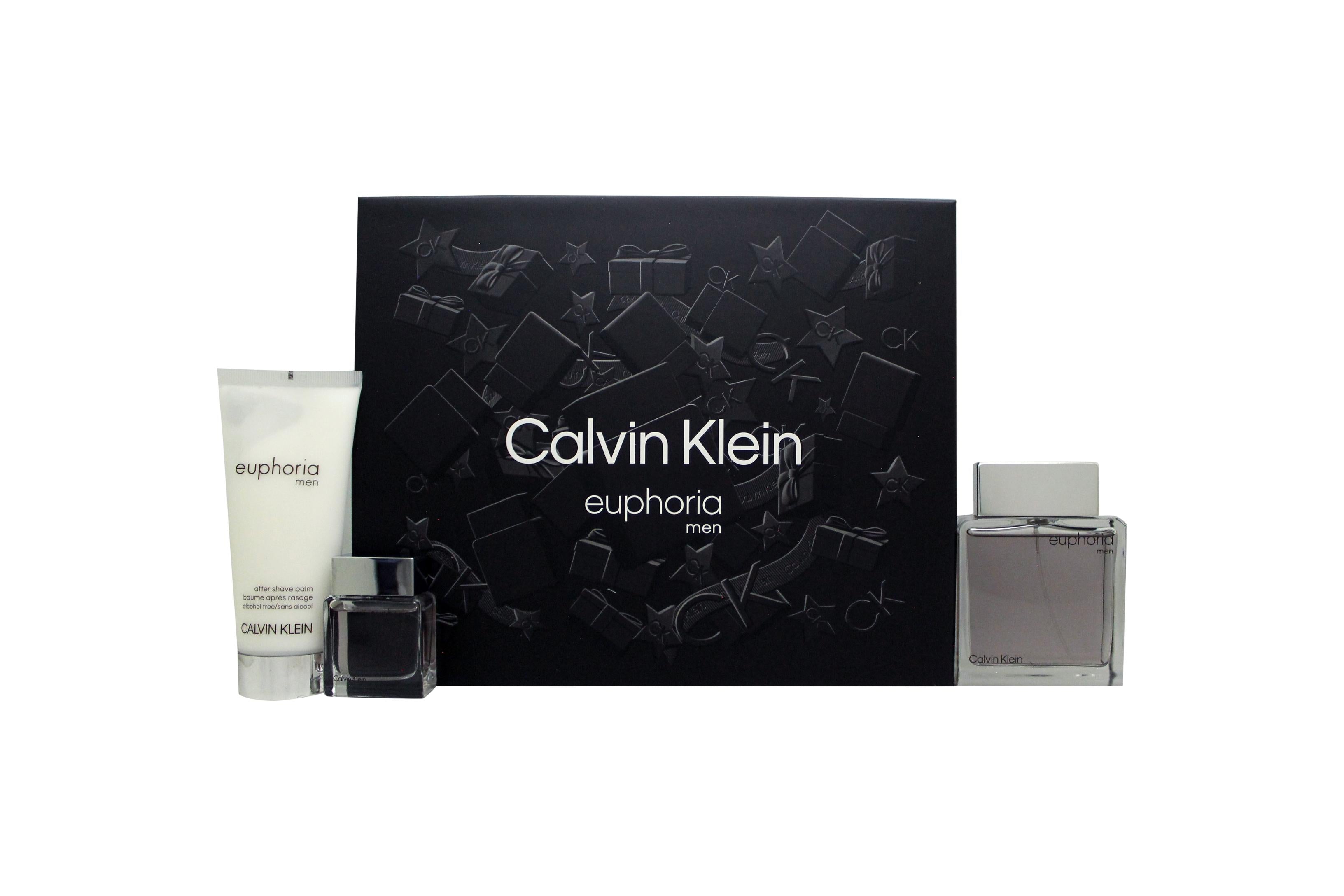 View Calvin Klein Euphoria Gift Set 100ml EDT 100ml Aftershave Balm 15ml EDT information