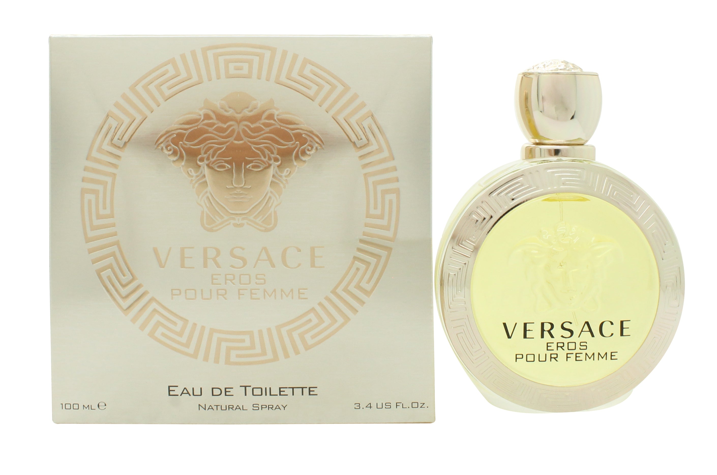 View Versace Eros Pour Femme Eau de Toilette 100ml Sprej information