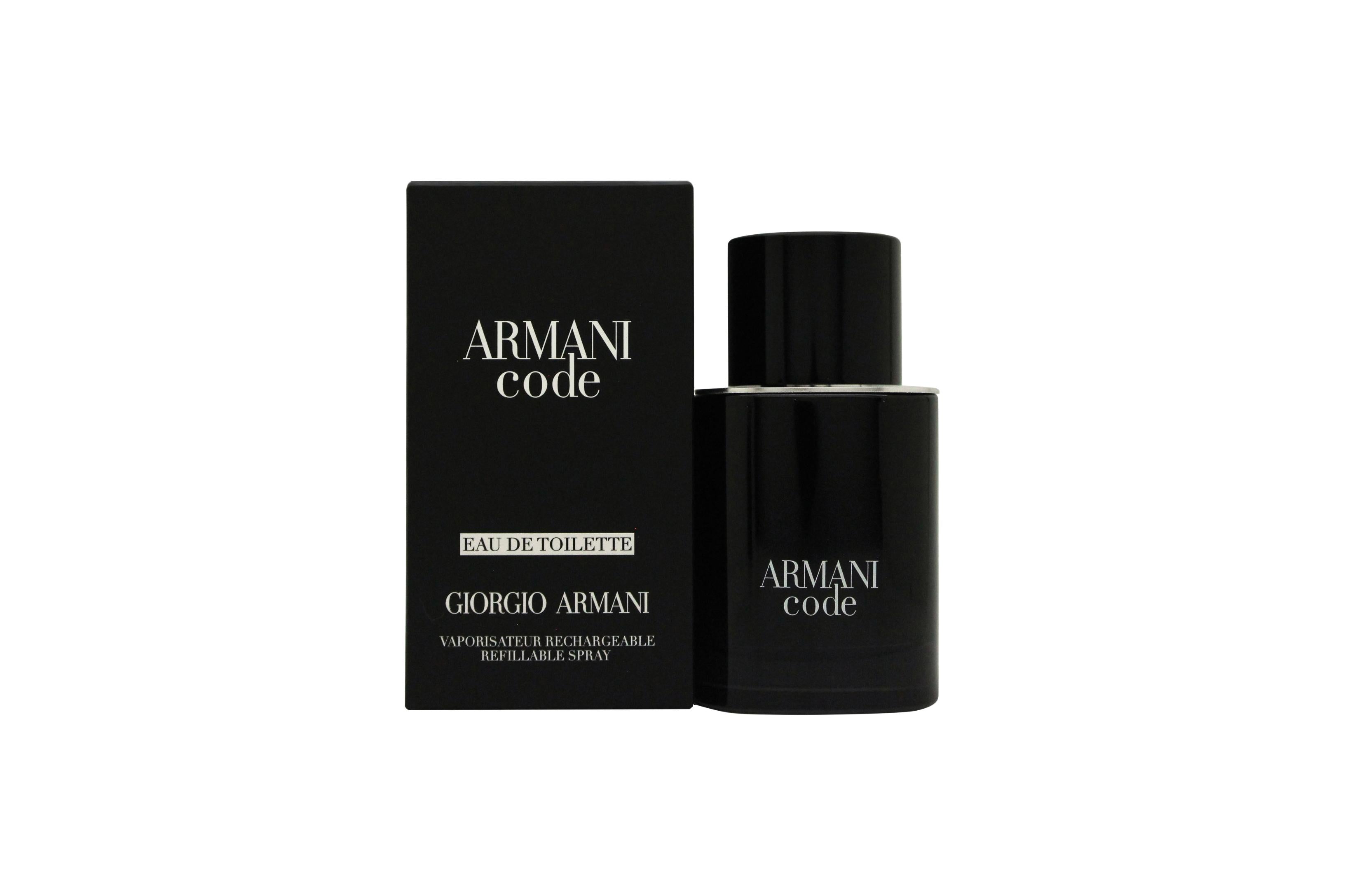 View Giorgio Armani Armani Code Eau de Toilette 50ml Refillable Spray information
