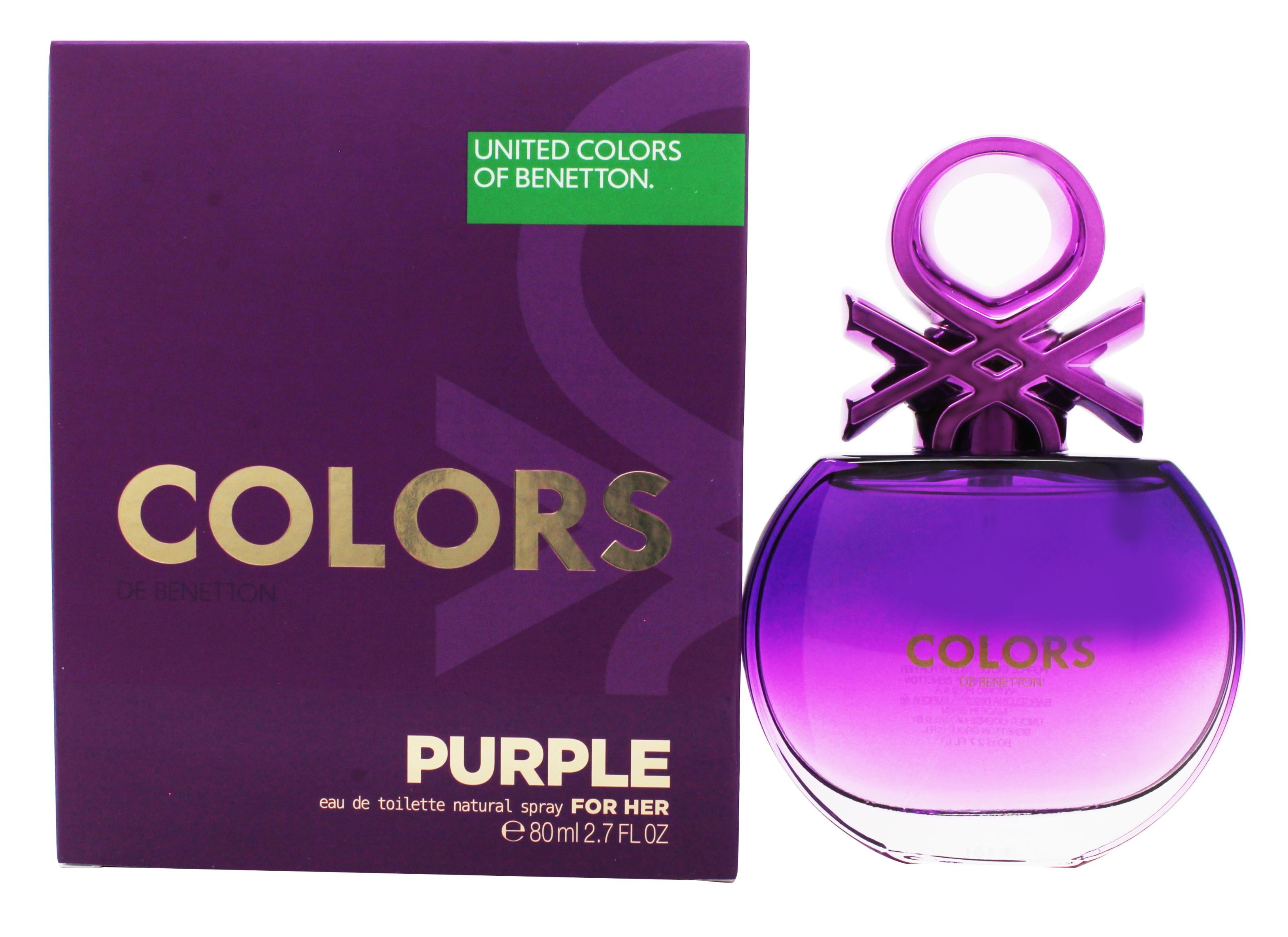 View Benetton Colors de Benetton Purple Eau de Toilette 80ml Spray information